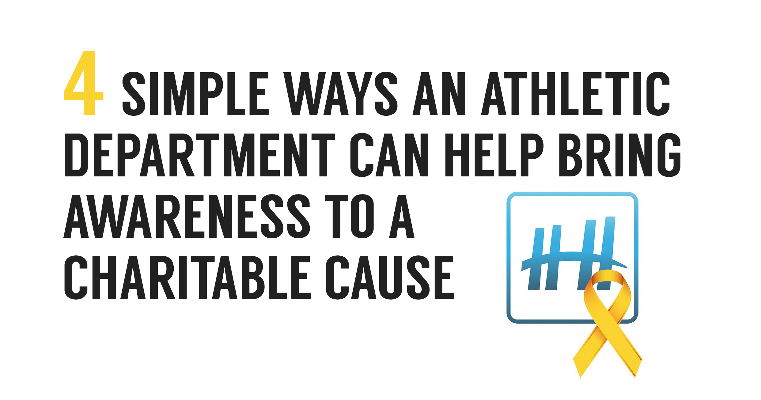 4 Ways To Bring Attention To A Cause and Help Your Athletes Give Back To The Community