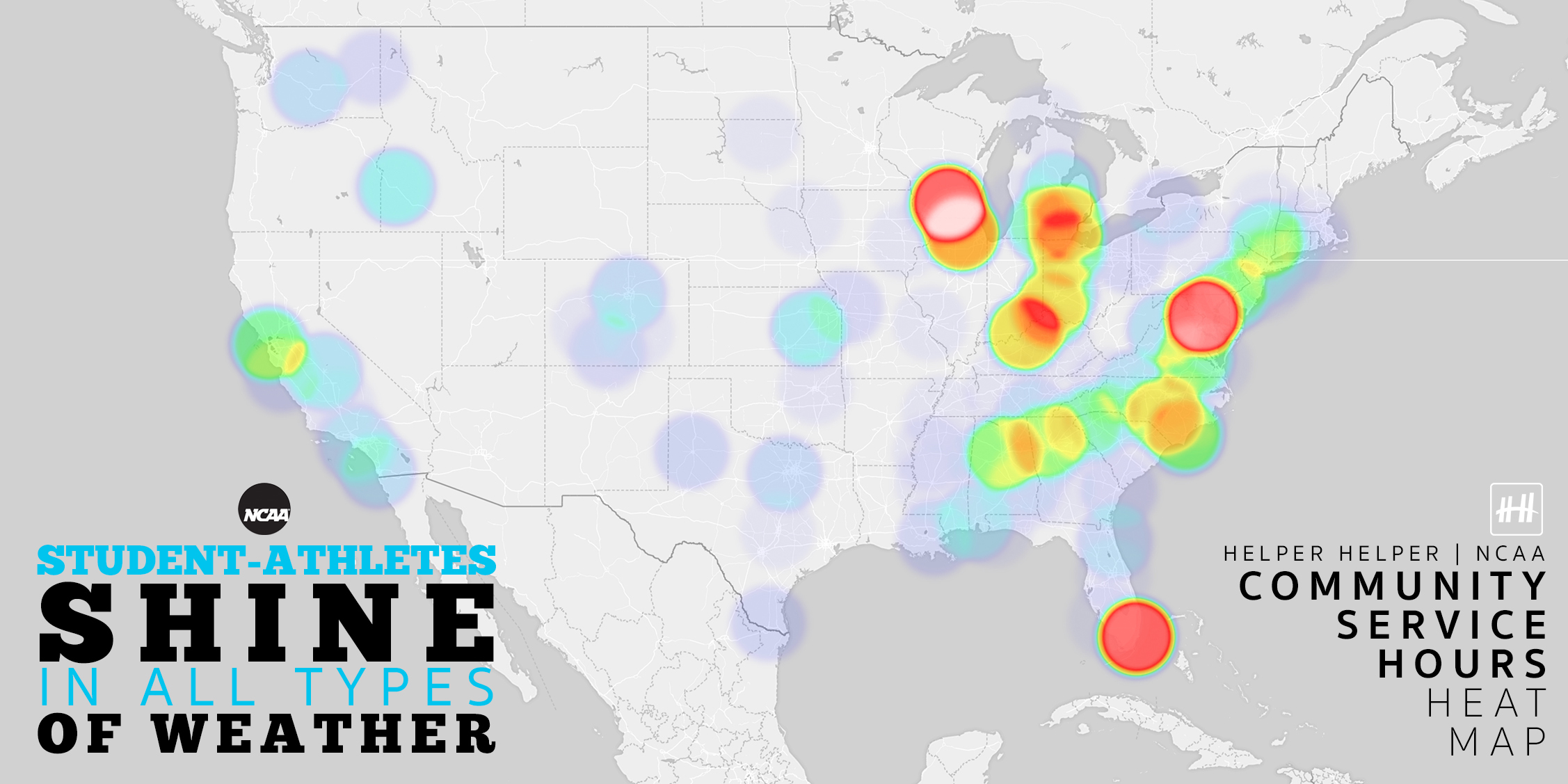 3 Maps To Better Understand the Community Service Competition