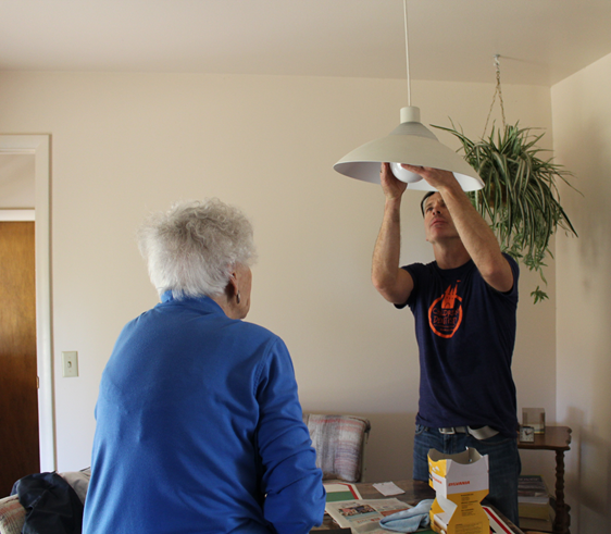 Volunteering in the community of Denver.