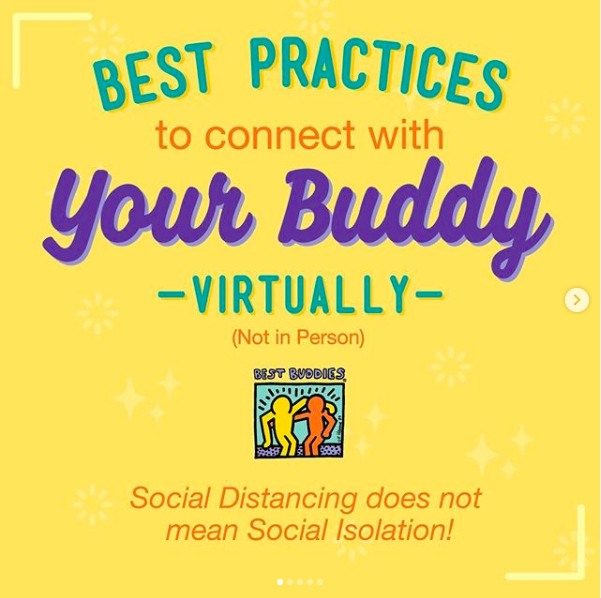 Best Buddies virtual volunteering